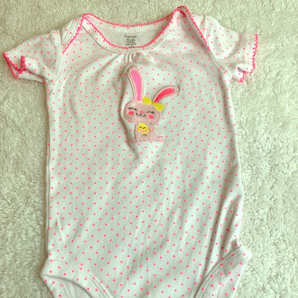 Carter’s Baby Girls Polka Dot One Piece Size 6 Months